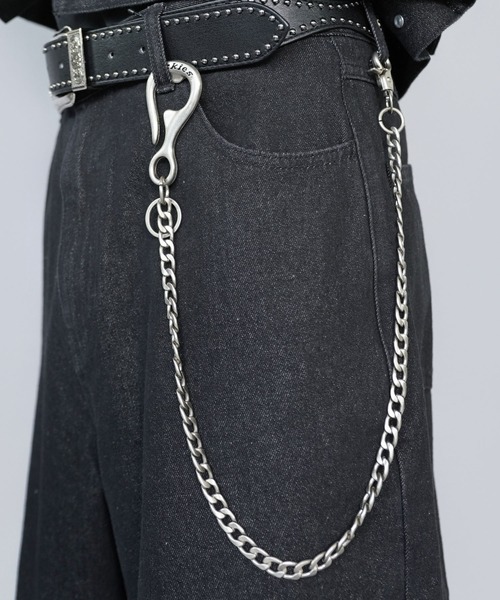 Dickies(ディッキーズ)の「【Dickies/ディッキーズ】ウォレットチェーンロゴ入り/ヴィンテージ風 フック付き/メンズギフトにも◎(ウォレットチェーン・メンズ・シルバー/ゴールド/ブラック・ONESIZE)」の11枚目の写真