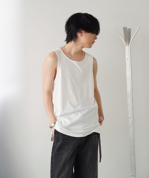 WYM LIDNM（ウィム バイ リドム）の「GOLD COMBINATION BOLD METAL BANGLE（バングル/リストバンド・メンズ・シルバー×ゴールド・FREE）」の19枚目の写真