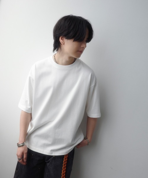 WYM LIDNM（ウィム バイ リドム）の「GOLD COMBINATION BOLD METAL BANGLE（バングル/リストバンド・メンズ・シルバー×ゴールド・FREE）」の3枚目の写真