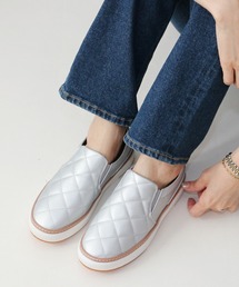 厚底キルティングスリッポン【低反発スポンジ入り】
