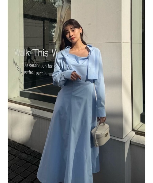 Her lip to（ハーリップトゥー）の「Draped Shirt Dress Set