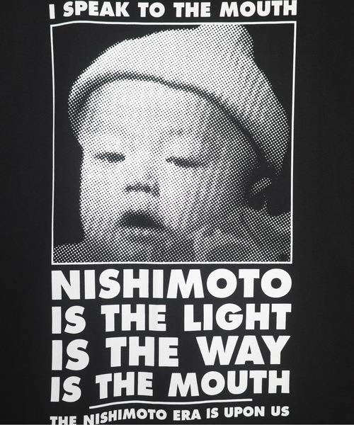 NISHIMOTO IS THE MOUTH（ニシモト イズ ザ マウス）の「S/S TEE | TASHIRO IS THE MOUTH（Tシャツ/カットソー・メンズ・ホワイト/ブラック・MEDIUM/LARGE/X-LARGE）」の18枚目の写真