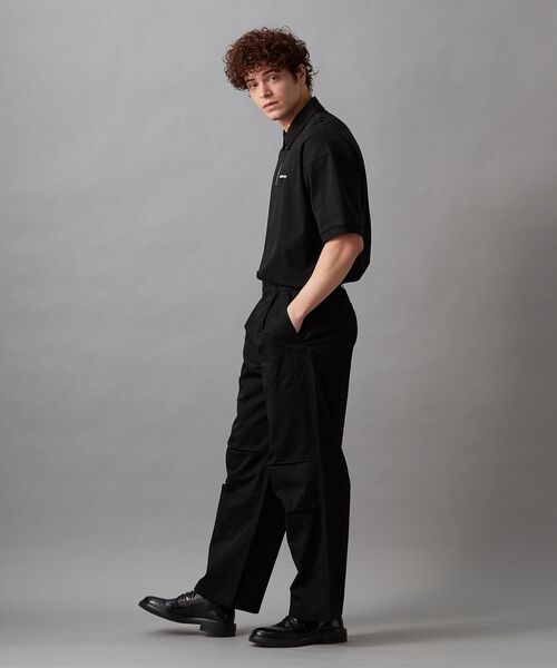 プリーツワイド レッグパンツ（その他パンツ）｜Calvin Klein