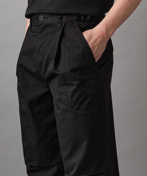   カルバンクライン/ワイドレッグパンツ プリーツワイド レッグパンツ（その他パンツ）｜Calvin Klein