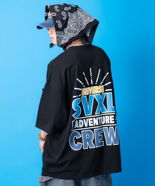 a.p.o.v.(エーピーオービー)の「a.p.o.v. バックグラフィックビッグプリントシガレットポケットTシャツ(Tシャツ/カットソー・メンズ・ホワイト/ブラック/グレー・ONESIZE)」の10枚目の写真