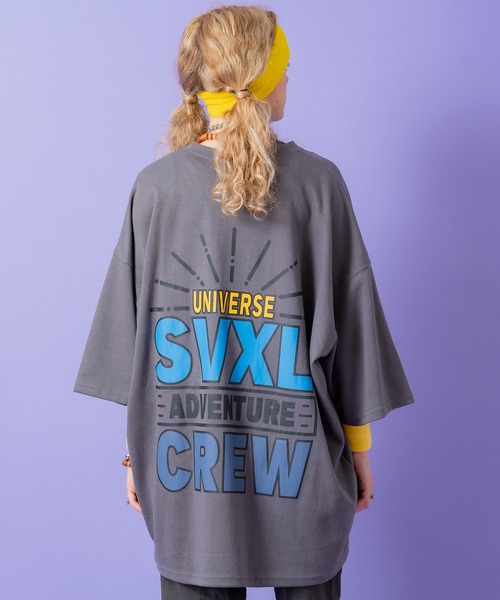 a.p.o.v.(エーピーオービー)の「a.p.o.v. バックグラフィックビッグプリントシガレットポケットTシャツ(Tシャツ/カットソー・メンズ・ホワイト/ブラック/グレー・ONESIZE)」の14枚目の写真