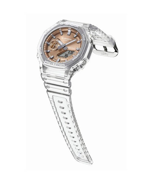 G-SHOCK（ジーショック）の「BRIGHT METALLIC DIAL SERIES / GA-2100BM-7A5JF（アナログ腕時計・メンズ・クリアブラウン・FREE）」の3枚目の写真