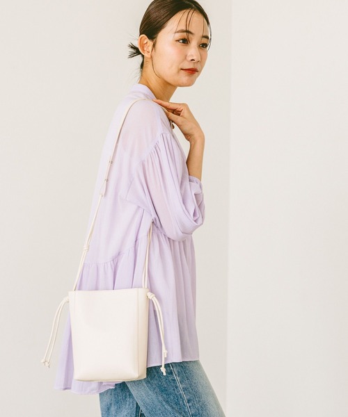 GLOBAL WORK(グローバルワーク)の「スペ軽3ROOMショルダー/325957(ショルダーバッグ・レディース・ベージュ系その他2/シルバー/イエロー/アイボリー/ブラック/レッド・ONE SIZE)」の10枚目の写真