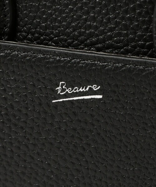 Ray BEAMS（レイビームス）の「【別注】BEAURE / ボストンバッグ S（トートバッグ・レディース・ブラック・ONE SIZE）」の10枚目の写真