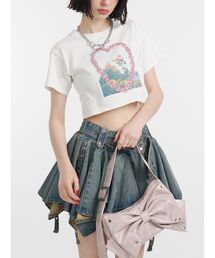 jouetie | フラワーフォトフィットTシャツ(Tシャツ/カットソー)