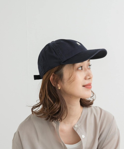GYMPHLEX（ジムフレックス）の「GYMPHLEX　6PANEL CAP（キャップ・レディース・ライトカーキ/ネイビー/ライトブルー/アイボリー・FREE）」の12枚目の写真