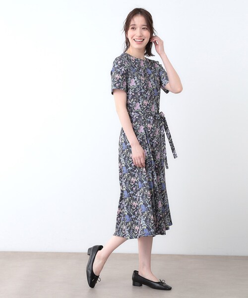LOVAANリボンが可愛い柔らかソフトコットンポプリンDevonワンピ Sweet Moon 鈴蘭刺繍の長袖ワンピース – ロリータファッション