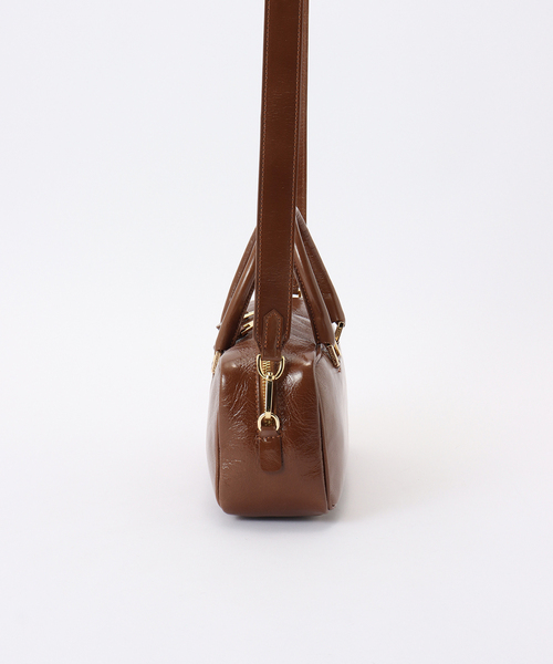 CHRISTIAN VILLA(クリスチャンヴィラ)の「CHRISTIAN VILLA/クリスチャンヴィラ W BAG(ショルダーバッグ・レディース・キャメル/チャコールグレー・FREE)」の16枚目の写真