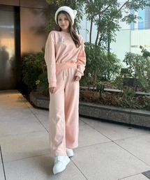 MICORIE（ミコリエ）の「MICORIEビジューロゴパンツ（スウェットパンツ）」