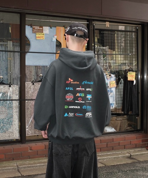 ARNOLD PARK STUDIOS / SEMICONDUCTOR MULTI LOGO HOODIE