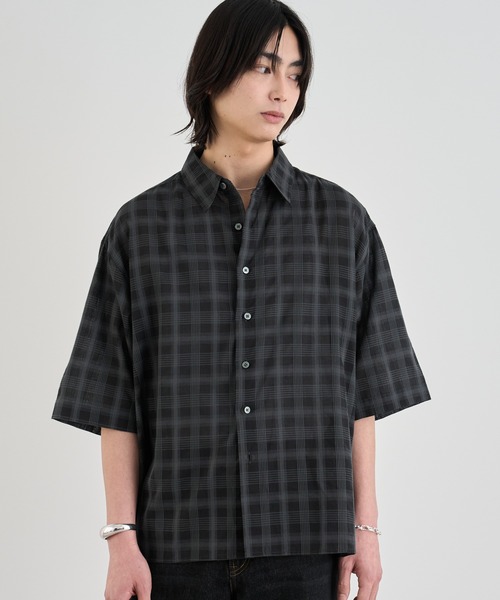 Ombre check HS Shirt / オンブレチェックシャツ（半袖）（シャツ