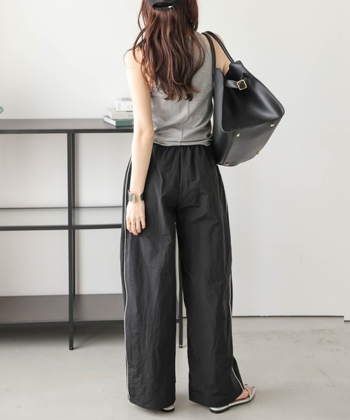 セール】サイドライン ワイドパンツ（その他パンツ）｜AMELY