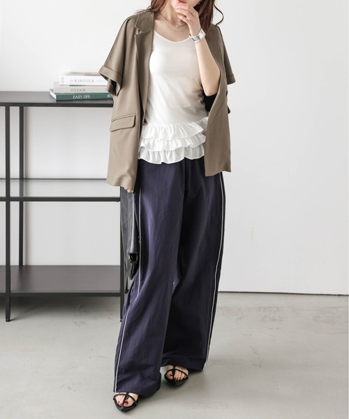 HYDE ANTI 2019 ワイドパンツ Ｌサイズ セール】サイドライン ワイドパンツ（その他パンツ）｜AMELY