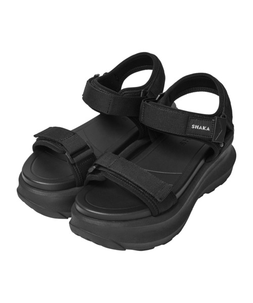 SHAKA（シャカ）の「SHAKA 厚底 サンダル NEO BUNGY S CHUNKY GES ネオバンジー チャンキー  GESソール（サンダル・レディース・ブラック/キナリ/ナチュラル・23/24/25）」の4枚目の写真