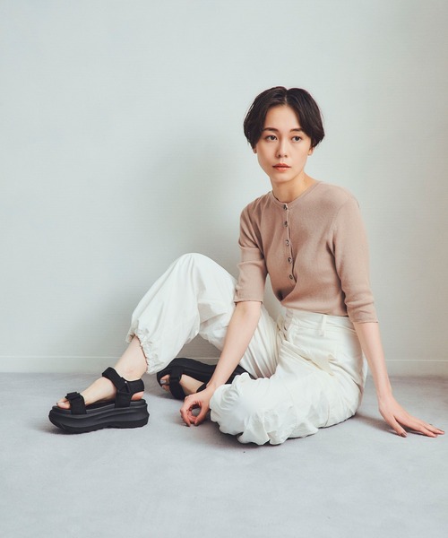 SHAKA（シャカ）の「SHAKA 厚底 サンダル NEO BUNGY S CHUNKY GES ネオバンジー チャンキー  GESソール（サンダル・レディース・ブラック/キナリ/ナチュラル・23/24/25）」の5枚目の写真