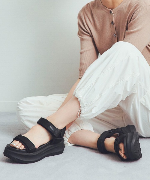 SHAKA（シャカ）の「SHAKA 厚底 サンダル NEO BUNGY S CHUNKY GES ネオバンジー チャンキー  GESソール（サンダル・レディース・ブラック/キナリ/ナチュラル・23/24/25）」の20枚目の写真