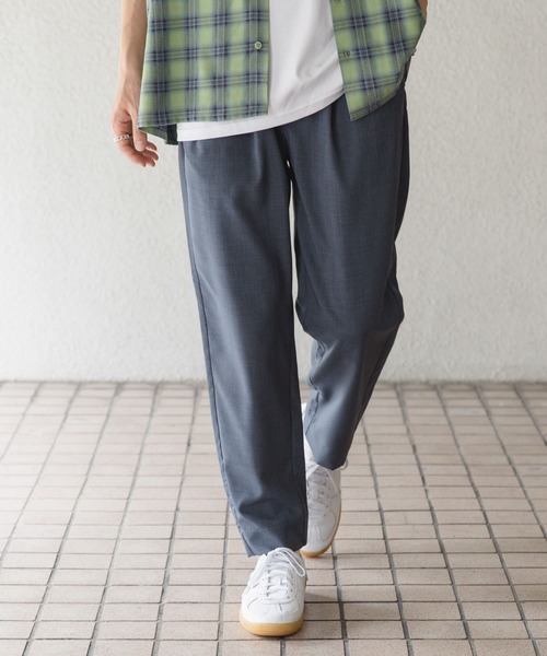 SENSE OF PLACE by URBAN RESEARCH（センスオブプレイスバイアーバンリサーチ）の「『速乾』クイックドライタックテーパードパンツ（その他パンツ・メンズ・カーキ/ブラック/ライトベージュ/ブルー・SMALL/LARGE/MEDIUM）」の4枚目の写真