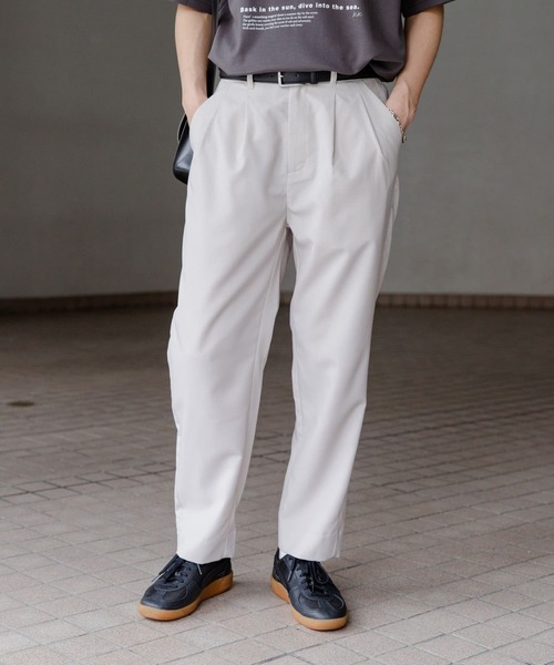 SENSE OF PLACE by URBAN RESEARCH（センスオブプレイスバイアーバンリサーチ）の「『速乾』クイックドライタックテーパードパンツ（その他パンツ・メンズ・カーキ/ブラック/ライトベージュ/ブルー・SMALL/LARGE/MEDIUM）」の19枚目の写真