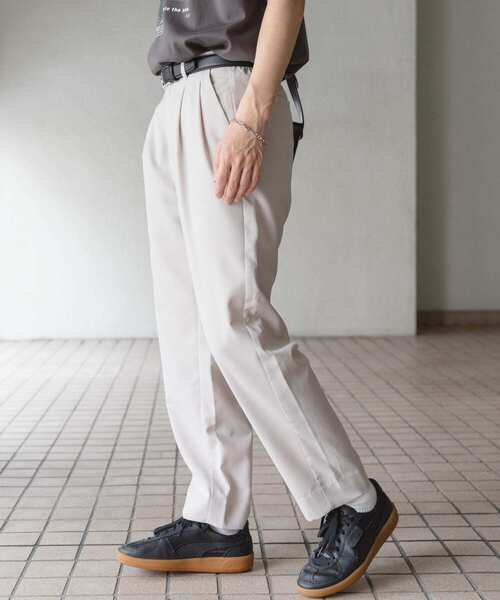 SENSE OF PLACE by URBAN RESEARCH（センスオブプレイスバイアーバンリサーチ）の「『速乾』クイックドライタックテーパードパンツ（その他パンツ・メンズ・カーキ/ブラック/ライトベージュ/ブルー・SMALL/LARGE/MEDIUM）」の21枚目の写真