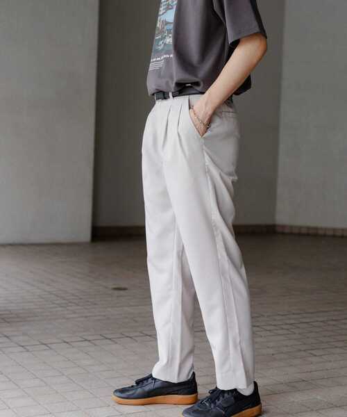 SENSE OF PLACE by URBAN RESEARCH（センスオブプレイスバイアーバンリサーチ）の「『速乾』クイックドライタックテーパードパンツ（その他パンツ・メンズ・カーキ/ブラック/ライトベージュ/ブルー・SMALL/LARGE/MEDIUM）」の22枚目の写真