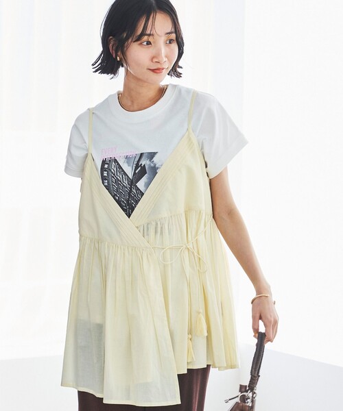 coen(コーエン)の「【接触冷感】フォトプリントフレンチT(Tシャツ/カットソー・レディース・ダークグレー/オフホワイト/その他1・L/M)」の3枚目の写真