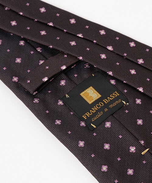 FRANCO BASSI × BEAMS花柄ネクタイ FRANCO BASSI×BEAMS F ペイズリー柄