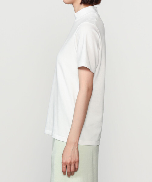 ANATOMICA（アナトミカ）の「ANATOMICA | モックネック Tシャツ WOMEN（Tシャツ/カットソー・レディース・ブラック/ブルー/ホワイト・XS）」の10枚目の写真