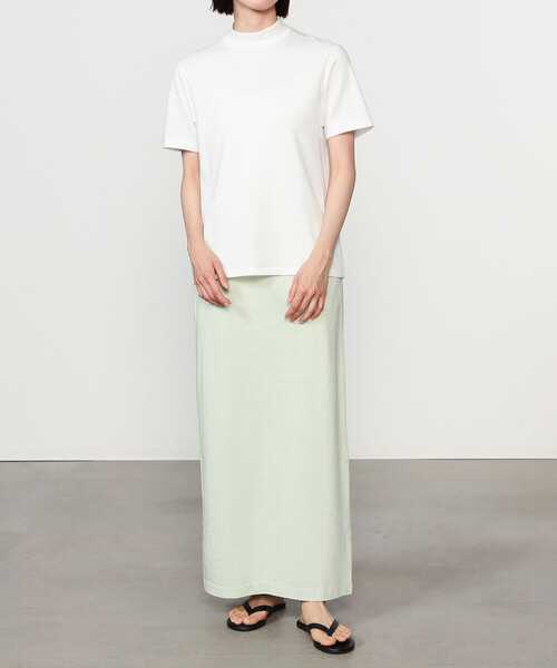 ANATOMICA（アナトミカ）の「ANATOMICA | モックネック Tシャツ WOMEN（Tシャツ/カットソー・レディース・ブラック/ブルー/ホワイト・XS）」の13枚目の写真