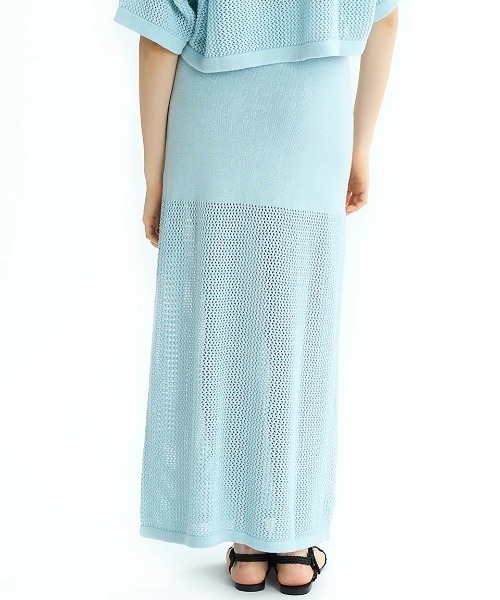 RVCA(ルーカ)の「RVCA レディース OHANA KNIT SKIRT スカート 【2025年夏モデル】/ルーカニットロングスカート(スカート・レディース・サンドベージュ/ブラック/ライトブルー・SMALL/MEDIUM/LARGE)」の10枚目の写真