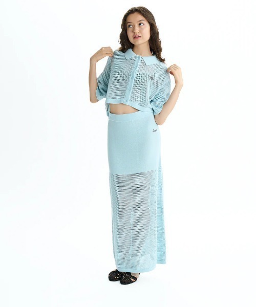 RVCA(ルーカ)の「RVCA レディース OHANA KNIT SKIRT スカート 【2025年夏モデル】/ルーカニットロングスカート(スカート・レディース・サンドベージュ/ブラック/ライトブルー・SMALL/MEDIUM/LARGE)」の6枚目の写真