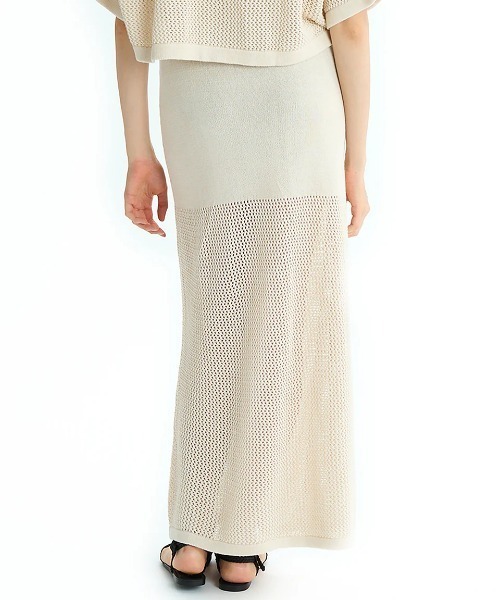 RVCA(ルーカ)の「RVCA レディース OHANA KNIT SKIRT スカート 【2025年夏モデル】/ルーカニットロングスカート(スカート・レディース・サンドベージュ/ブラック/ライトブルー・SMALL/MEDIUM/LARGE)」の17枚目の写真