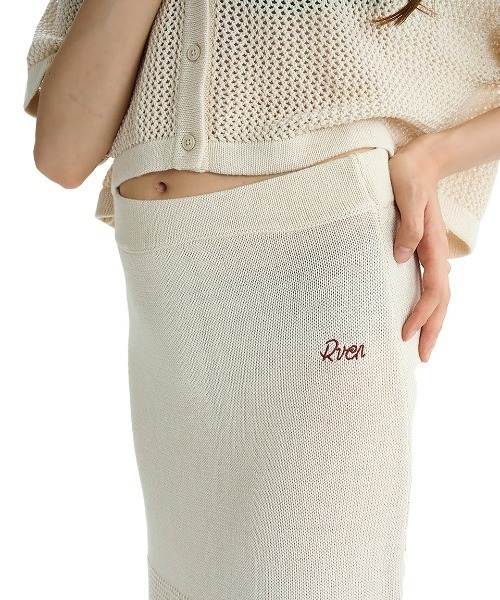 RVCA(ルーカ)の「RVCA レディース OHANA KNIT SKIRT スカート 【2025年夏モデル】/ルーカニットロングスカート(スカート・レディース・サンドベージュ/ブラック/ライトブルー・SMALL/MEDIUM/LARGE)」の16枚目の写真