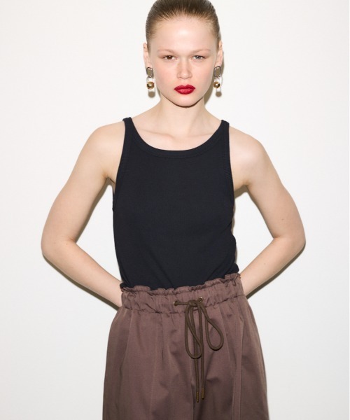 THROW by SLY（スローバイスライ）の「【3点セット】THROW VARIOUS TANK SET ヴァリアス タンク セット 夏服（タンクトップ・レディース・ホワイト/ブラック・FREE）」の15枚目の写真