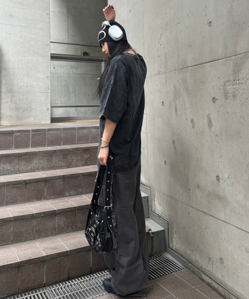 KsG（ケーエスジー）の「ヴィンテージキャットTシャツ（Tシャツ/カットソー・レディース・ホワイト/ブラック・LARGE/MEDIUM/X-LARGE）」の13枚目の写真