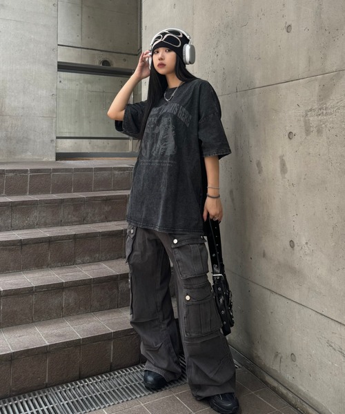 KsG（ケーエスジー）の「ヴィンテージキャットTシャツ（Tシャツ/カットソー・レディース・ホワイト/ブラック・LARGE/MEDIUM/X-LARGE）」の15枚目の写真