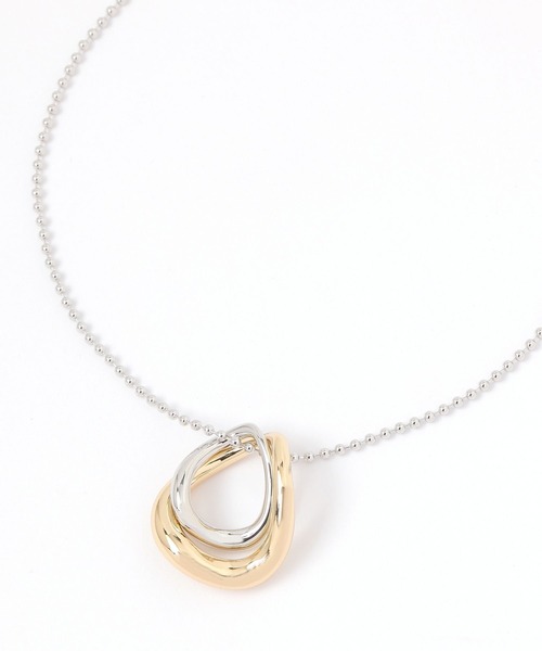 GLOBAL WORK(グローバルワーク)の「2アールパーツロングネックレス/493239(ネックレス・レディース・シルバー系その他3/シルバー・ONE SIZE)」の2枚目の写真