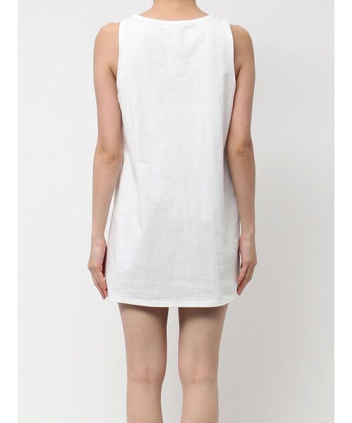 GYDA（ジェイダ）の「GLOWINGタンクワンピース（ワンピース・レディース・オフホワイト/ブラック/ライム・FREE）」の4枚目の写真