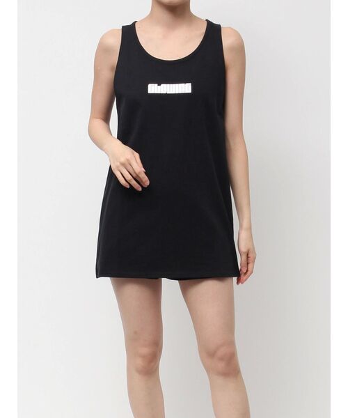 GYDA（ジェイダ）の「GLOWINGタンクワンピース（ワンピース・レディース・オフホワイト/ブラック/ライム・FREE）」の3枚目の写真