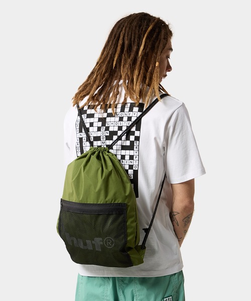 HUF(ハフ)の「HUF eightynine KNAPSACK / HUF ナップサック バッグ リュック バッグパック(エコバッグ/サブバッグ・メンズ・ブラック/オリーブ・O/S)」の18枚目の写真