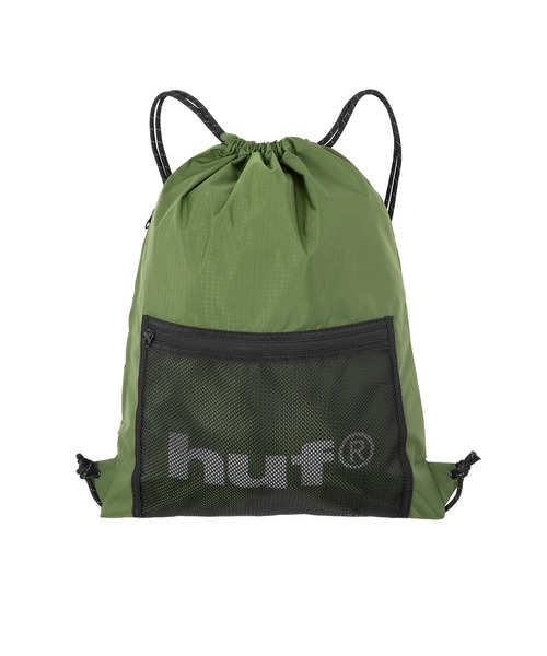 HUF(ハフ)の「HUF eightynine KNAPSACK / HUF ナップサック バッグ リュック バッグパック(エコバッグ/サブバッグ・メンズ・ブラック/オリーブ・O/S)」の11枚目の写真