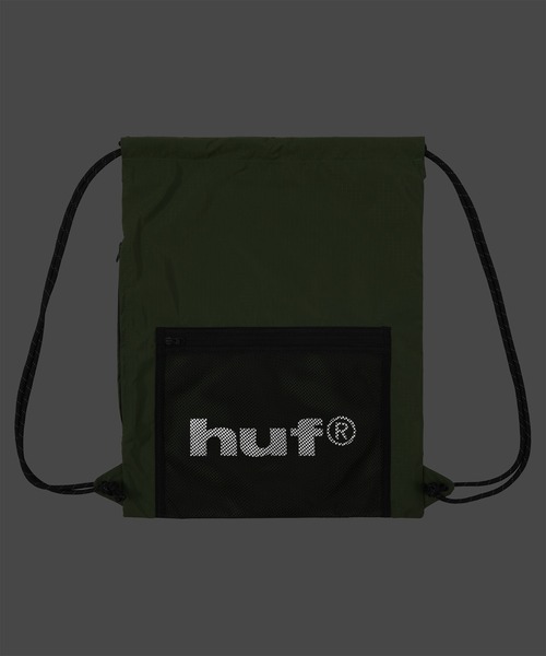 HUF(ハフ)の「HUF eightynine KNAPSACK / HUF ナップサック バッグ リュック バッグパック(エコバッグ/サブバッグ・メンズ・ブラック/オリーブ・O/S)」の13枚目の写真
