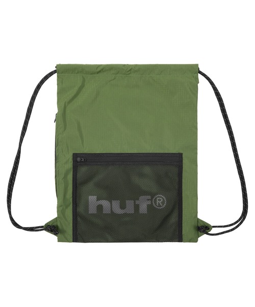 HUF(ハフ)の「HUF eightynine KNAPSACK / HUF ナップサック バッグ リュック バッグパック(エコバッグ/サブバッグ・メンズ・ブラック/オリーブ・O/S)」の12枚目の写真