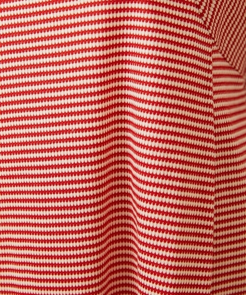 tシャツ 「接触冷感」Una ola ボーダージャカードカットソー レディース 接触冷感】Una ola ボーダージャカードカットソー（Tシャツ