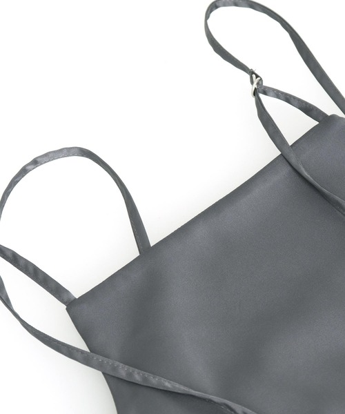 Settimissimo（セッティミッシモ）の「マットサテン ロング キャミソール（キャミソール・レディース・アイボリー/グレー/イエロー・FREE）」の19枚目の写真