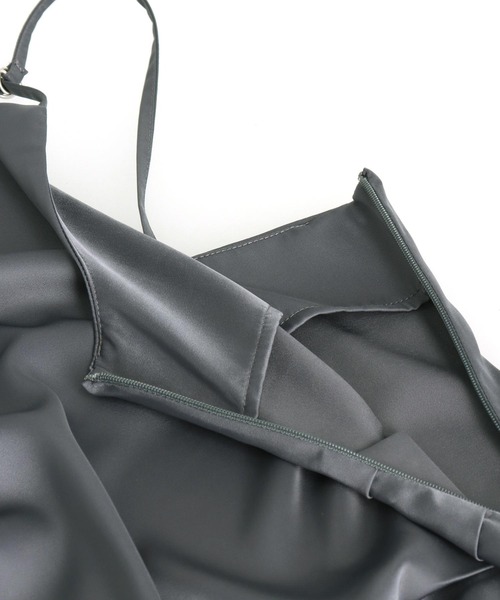 Settimissimo（セッティミッシモ）の「マットサテン ロング キャミソール（キャミソール・レディース・アイボリー/グレー/イエロー・FREE）」の20枚目の写真